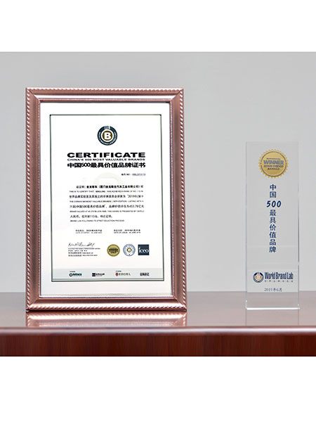 2019年中国最具价值品牌500强